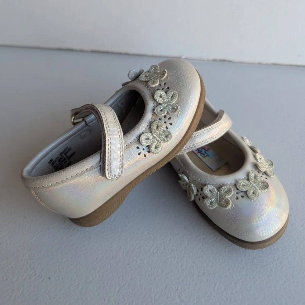 Rachel Shoes Kids' Cream Mary Jane Shoes